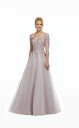 1 of 2 MGNY 72031 Dress Lilac