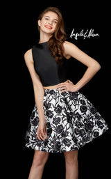 1 of 3 Angela And Alison 72035 Black-Black-Floral