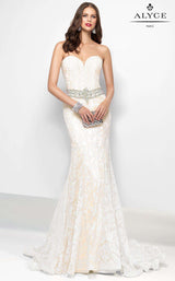 2 of 5 Alyce 6669 Ivory/Nude