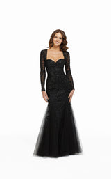 1 of 3 MGNY 72036 Dress Black