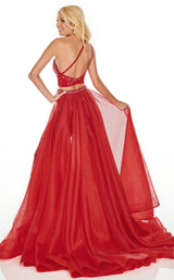 4 of 12 Rachel Allan 7204 Jumpsuit Red