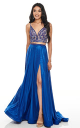 2 of 12 Rachel Allan 7209 Dress Royal