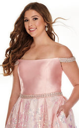 Rachel Allan 7218 Dress Blush