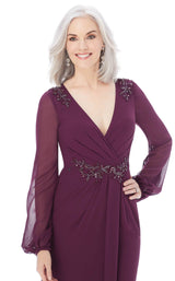 7 of 8 MGNY 72203 Dress Eggplant