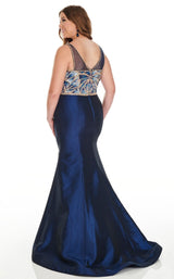 4 of 8 Rachel Allan 7221 Dress Navy
