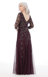 3 of 4 MGNY 72219 Dress Eggplant