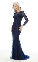 1 of 4 MGNY 72225 Dress Navy