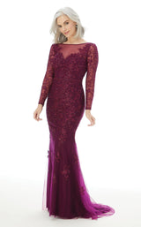 2 of 4 MGNY 72225 Dress Wine