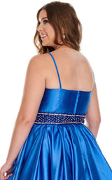 8 of 8 Rachel Allan 7223 Dress Royal