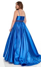 4 of 8 Rachel Allan 7223 Dress Royal