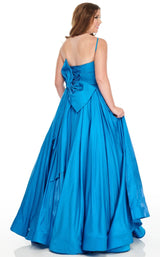 3 of 8 Rachel Allan 7229 Dress Ocean-Blue