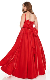 4 of 8 Rachel Allan 7229 Dress Red