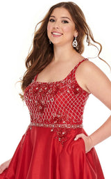Rachel Allan 7234 Dress Red