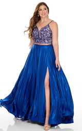 3 of 10 Rachel Allan 7235 Dress Royal