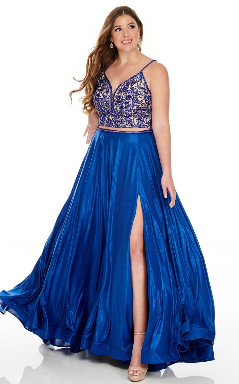 Rachel Allan 7235 Dress Royal