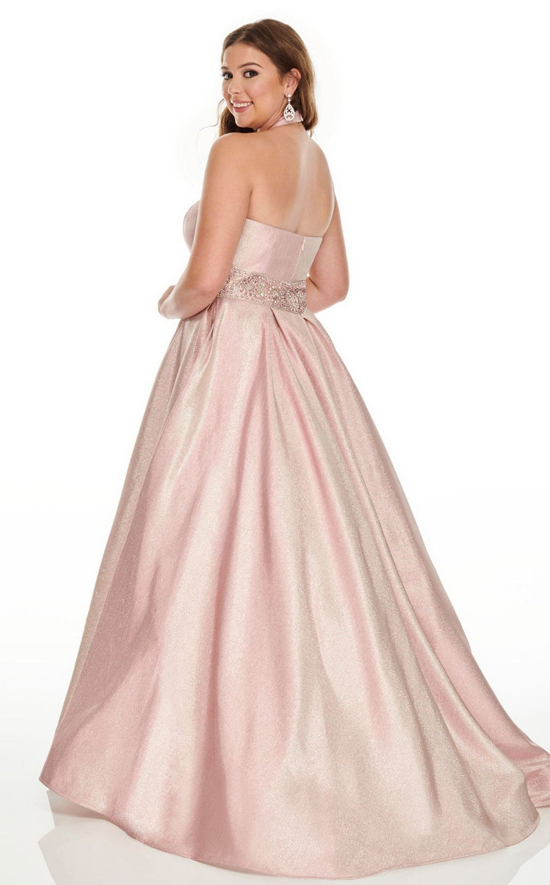Rachel Allan 7239 Dress Pink