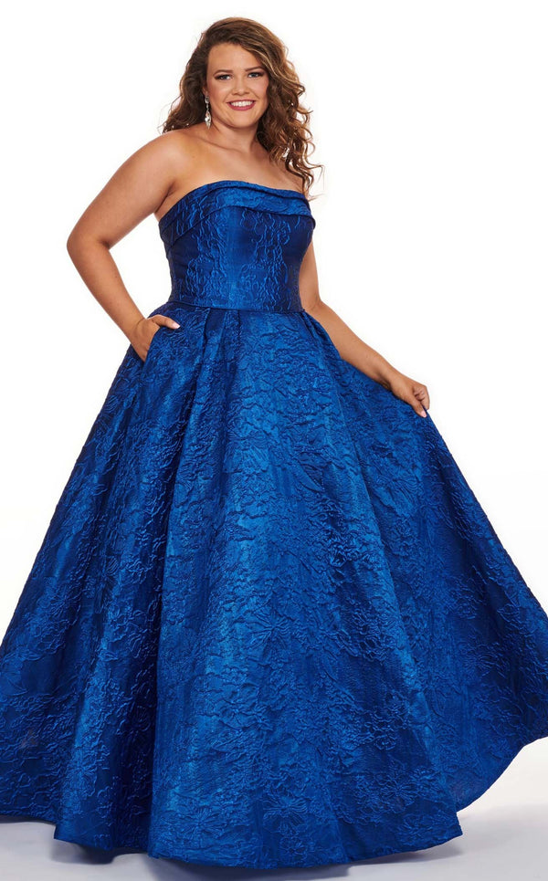 Rachel Allan 7241 Dress Royal