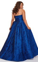 4 of 7 Rachel Allan 7241 Dress Royal