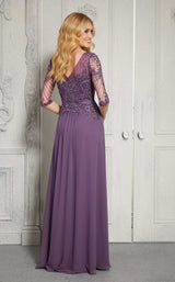 3 of 5 MGNY 72412 Dress Dark-Lilac