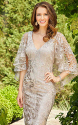 3 of 3 MGNY 72509 Dress Taupe