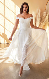 5 of 5 Cinderella Divine 7258W Dress Off-White