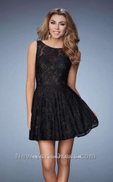 3 of 5 La Femme 23315 Black/Gold