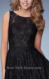 4 of 5 La Femme 23315 Black/Gold