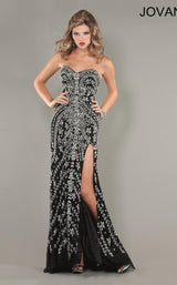 1 of 2 Jovani 72788BG Dress Black