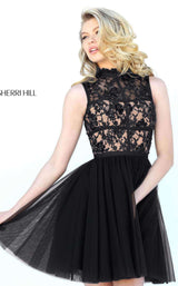 1 of 3 Sherri Hill 50636 Black
