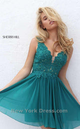 3 of 4 Sherri Hill 50756 Teal