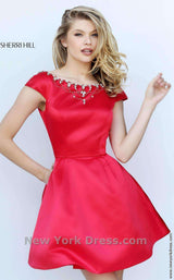 1 of 8 Sherri Hill 50534 Red