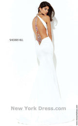 5 of 9 Sherri Hill 50594 Ivory