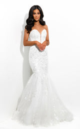 1 of 2 Jasz Couture 7324 White