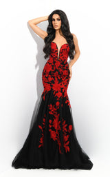 1 of 5 Jasz Couture 7328 Black/Red