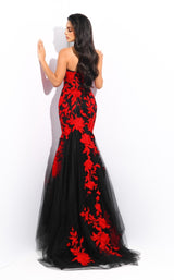 4 of 5 Jasz Couture 7328 Black-Red