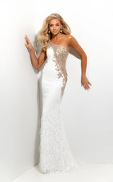 1 of 3 Jasz Couture 7336 White/Gold