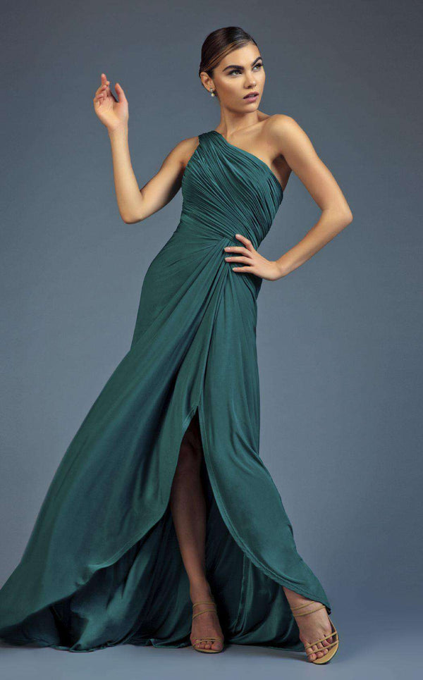 Mac Duggal 80605D Teal