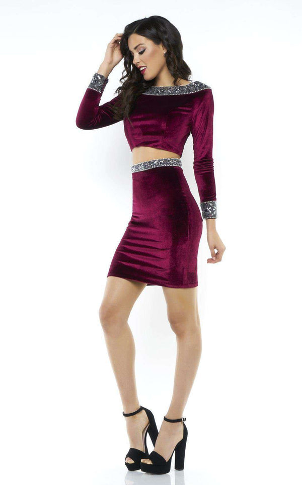 Mac Duggal 40551N Wine