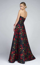 2 of 4 Mac Duggal 25263I Black Rose