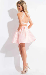 6 of 19 Rachel Allan 4156 White/Blush