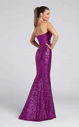 2 of 6 Ellie Wilde EW117033 Fuchsia