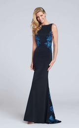 1 of 2 Ellie Wilde EW117140 Black/Turquoise