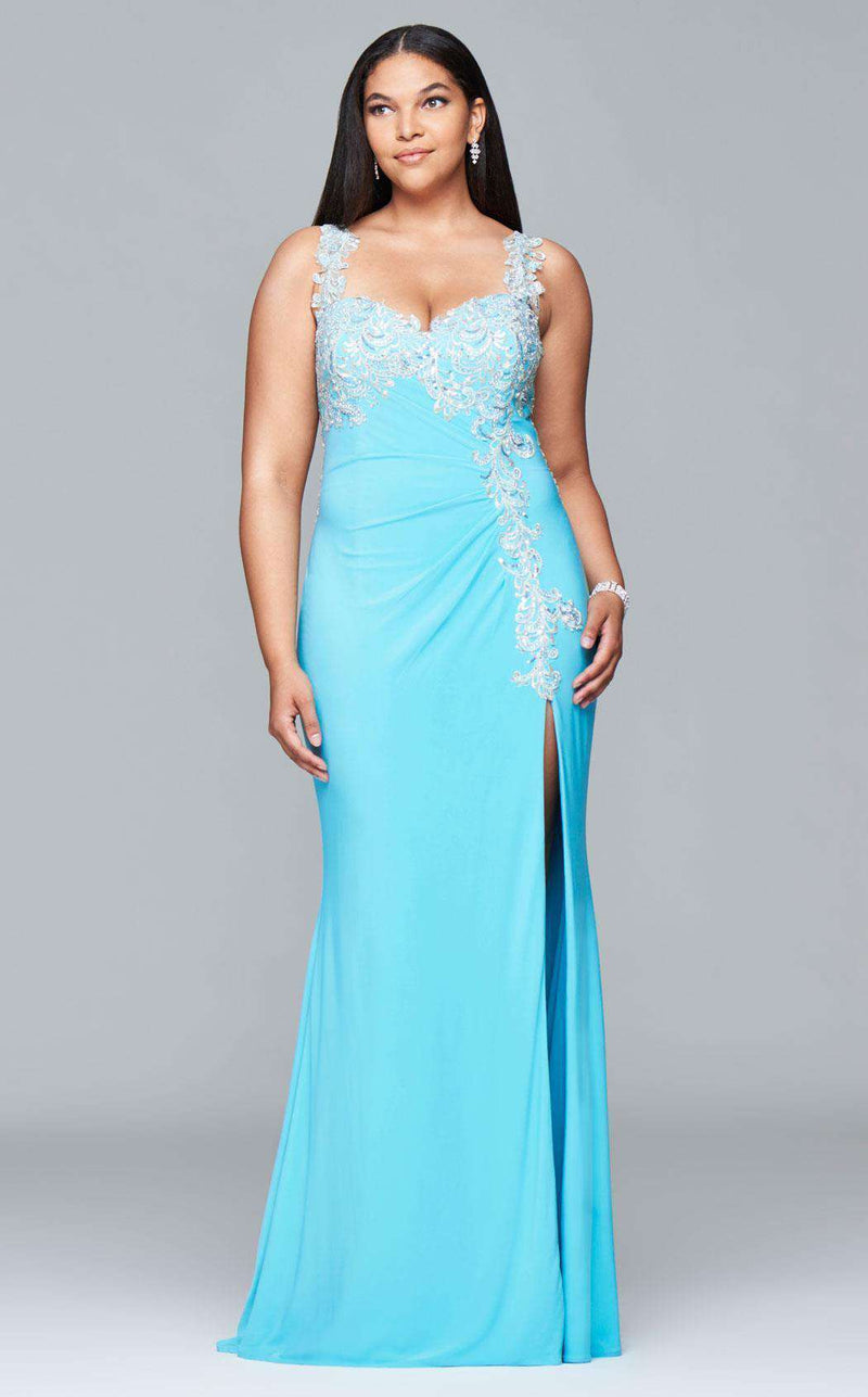 Faviana 9393 Tiffany Blue