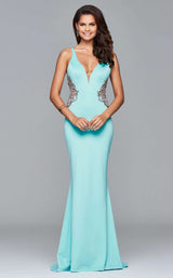 3 of 15 Faviana S7916 Seafoam