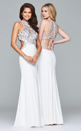 10 of 12 Faviana S7926 Ivory/Gold