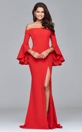 8 of 8 Faviana S8002 Red Hot