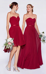 Cinderella Divine 7455 Dress Burgundy