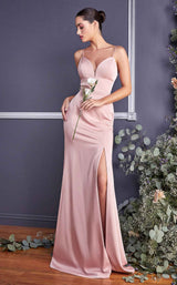 3 of 7 Cinderella Divine 7470 Dress Dusty-Rose