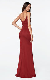 7 of 7 Cinderella Divine 7470 Dress Burgundy