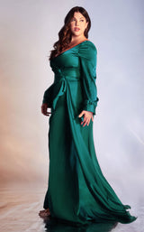 3 of 4 Cinderella Divine 7478C Dress Emerald